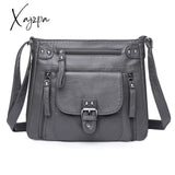 Xajzpa - Designer Handbag Women Shoulder Bag Pu Leather Crossbody Messenger High Quality Tote For