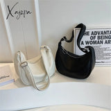 Xajzpa - Designer Simple Women’s Hobos Bag Soft Pu Leather Shoulder Crossbody Bags For Women 2023
