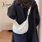 Xajzpa - Designer Simple Women’s Hobos Bag Soft Pu Leather Shoulder Crossbody Bags For Women 2023
