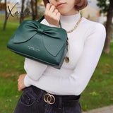 Xajzpa - Elegant Women Leather Handbags Female Shoulder Crossbody Bags For High Quality Ladies