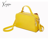 Xajzpa - Elegant Women Leather Handbags Female Shoulder Crossbody Bags For High Quality Ladies