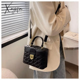 Xajzpa - Embroidery Tote Bucket Bag New High-Quality Pu Leather Women’s Designer Handbag Luxury