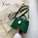 Xajzpa - Embroidery Tote Bucket Bag New High-Quality Pu Leather Women’s Designer Handbag Luxury