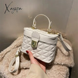 Xajzpa - Embroidery Tote Bucket Bag New High-Quality Pu Leather Women’s Designer Handbag Luxury