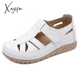 Xajzpa - Europe And The United States Single Shoes Car Wedges Lightsome Hollow Out Cool Mom Fall