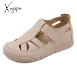 Xajzpa - Europe And The United States Single Shoes Car Wedges Lightsome Hollow Out Cool Mom Fall