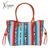 Xajzpa - European And American Handbag Womens Shoulder Bag Indian Style Cow Pattern Portable Cowboy