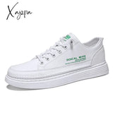 Xajzpa - Fall Men Sneakers Casual Tennis Shoes Lightweight Breathable Spring Flat Male White