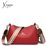 Xajzpa - Famous Brand Shoulder Bag High Quality Leather Crossbody Bags For Women Fashion Small