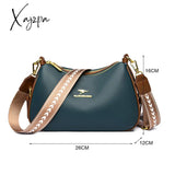 Xajzpa - Famous Brand Shoulder Bag High Quality Leather Crossbody Bags For Women Fashion Small