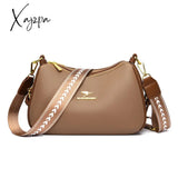 Xajzpa - Famous Brand Shoulder Bag High Quality Leather Crossbody Bags For Women Fashion Small