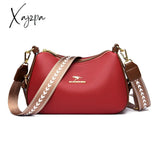 Xajzpa - Famous Brand Shoulder Bag High Quality Leather Crossbody Bags For Women Fashion Small