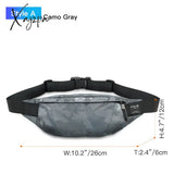 Xajzpa - Fanny Pack Black Waterproof Money Belt Bag Men Purse Teenager’s Travel Wallet Male Waist