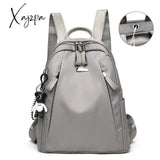 Xajzpa - Fashion Backpack Waterproof For Women Quality School Bags Female Solid Color Travel Small