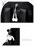 Xajzpa - Fashion Backpack Waterproof For Women Quality School Bags Female Solid Color Travel Small