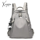 Xajzpa - Fashion Backpack Waterproof For Women Quality School Bags Female Solid Color Travel Small