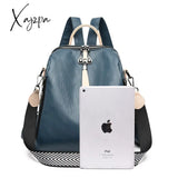 Xajzpa - Fashion Backpack Women Soft Leather Female White High Quality Travel Back Pack School