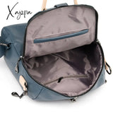 Xajzpa - Fashion Backpack Women Soft Leather Female White High Quality Travel Back Pack School