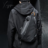 Xajzpa - Fashion Business Men’s Crossbody Bags High Quality Waterproof Nylon Chest Packs Casual