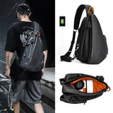 Xajzpa - Fashion Business Men’s Crossbody Bags High Quality Waterproof Nylon Chest Packs Casual