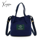 Xajzpa - Fashion Canvas Handbags Corduroy Vintage Women’s Shoulder Bag Simple Solid Color Handbag
