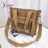 Xajzpa - Fashion Canvas Women Bag Large Capacity Handbags Brand Designer Female Tote Casual