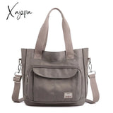 Xajzpa - Fashion Canvas Women Bag Large Capacity Handbags Brand Designer Female Tote Casual