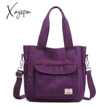 Xajzpa - Fashion Canvas Women Bag Large Capacity Handbags Brand Designer Female Tote Casual