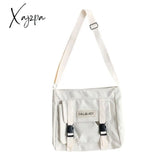 Xajzpa - Fashion Classic Simple Messenger Bag Womens Postman Lady Student Nylon Waterproof Canvas