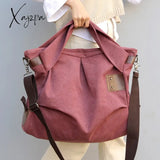 Xajzpa - Fashion Crossbody Bags For Women 2023 New Large Capacity Canvas Handbag Luxury Handbags