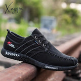 Xajzpa - Fashion Denim Men Canvas Shoes Male Summer Mens Sneakers Slip On Casual Breathable Loafers