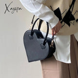 Xajzpa - Fashion Design Women’s Shoulder Bag Vintage Cool Girls Love Heart Handbags Retro Female