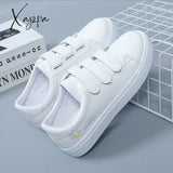 Xajzpa - Fashion Flower Decoration Women Casual Shoes Convenient Breathable White All-Match Round