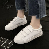 Xajzpa - Fashion Flower Decoration Women Casual Shoes Convenient Breathable White All-Match Round