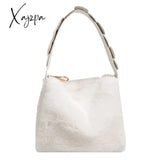 Xajzpa - Fashion Fluffy Plush Handbag Chain Crossbody Bag Casual Versatile Shoulder & Purse Women