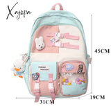 Xajzpa - Fashion Girls Waterproof Bookbag Women Laptop Mochila Student Kawaii Shoulder Bag Backpack