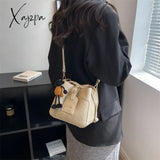 Xajzpa - Fashion High Quality Leather Handbag Women Sling Bag Female Luxury For Free Shipping