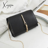 Xajzpa - Fashion Korean Lock Mini Square Bag Women Spring New Embroidered Color Stitching Wild