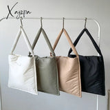 Xajzpa - Fashion Large Capacity Pillow Women Shoulder Bags Padded Lady Handbag Casual Nylon Big