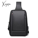 Xajzpa - Fashion Large Chest Bag Men Anti-Theft Shoulder Bags Male Messenger Crossbody For Outdoor