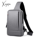 Xajzpa - Fashion Large Chest Bag Men Anti-Theft Shoulder Bags Male Messenger Crossbody For Outdoor