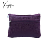 Xajzpa - Fashion Leather Coin Purse Women Small Wallet Change Purses Mini Zipper Money Bags