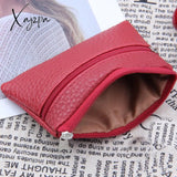 Xajzpa - Fashion Leather Coin Purse Women Small Wallet Change Purses Mini Zipper Money Bags