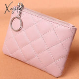 Xajzpa - Fashion Leather Coin Purse Women Small Wallet Change Purses Mini Zipper Money Bags