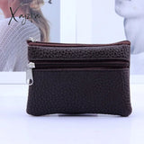 Xajzpa - Fashion Leather Coin Purse Women Small Wallet Change Purses Mini Zipper Money Bags