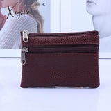 Xajzpa - Fashion Leather Coin Purse Women Small Wallet Change Purses Mini Zipper Money Bags