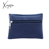 Xajzpa - Fashion Leather Coin Purse Women Small Wallet Change Purses Mini Zipper Money Bags