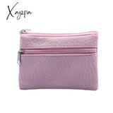 Xajzpa - Fashion Leather Coin Purse Women Small Wallet Change Purses Mini Zipper Money Bags