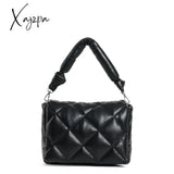 Xajzpa - Fashion Lingge Quilted Women Handbag Designer Padded Shoulder Crossbody Bag Luxury Pu