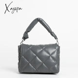 Xajzpa - Fashion Lingge Quilted Women Handbag Designer Padded Shoulder Crossbody Bag Luxury Pu